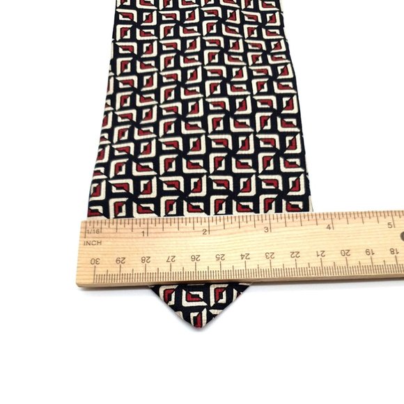 Tom James Mens Dress Tie 100% Silk Designer Accessory Business Suit Shirt Work - Picture 3 of 6